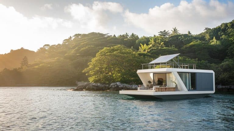 Cette maison flottante martiniquaise révolutionne l’habitat avec une autonomie énergétique inédite et une éco-conception futuriste