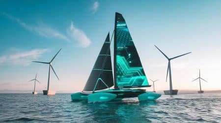 Cette start-up britannique révolutionne l'hydrogène vert avec des voiliers IA aussi puissants que 10 centrales solaires