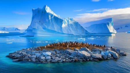 Des milliers de pingouins en danger : cet iceberg géant fonce sur leur île et menace leur survie en Antarctique