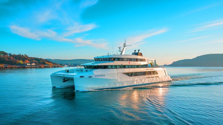 Ce catamaran suédois titanesque, aussi long que 4 Airbus A320, bat un record mondial avec 1 500 passagers propulsés à l’hydrogène