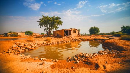 Jacobabad, la ville surchauffée de 50°C, pourrait mourir de soif par le gel de 66 millions $ décidé par Trump