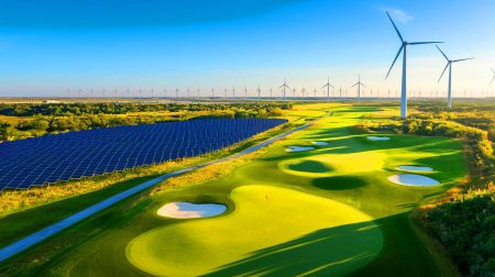 Des terrains de golf couvrant plus de superficie que l'énergie solaire et éolienne : un paradoxe écologique saisissant
