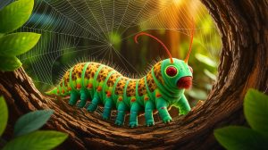 Découverte hallucinante : cette chenille "collectionneuse d'os" à Hawaï porte des araignées mortes comme trophées macabres sur son dos