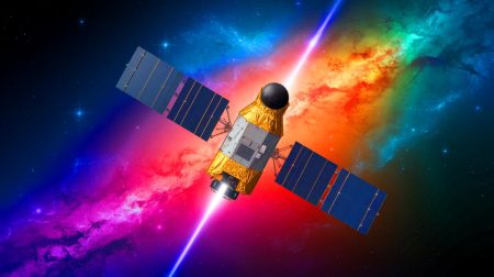 « Ce petit satellite capte l’agonie des étoiles » : StarBurst révèle des mystères cosmiques en écoutant les derniers souffles de l’univers Illustration de StarBurst, le satellite miniature capturant les sursauts gamma et ondes gravitationnelles (création par IA, illustration non réaliste). Crédit : Ideogram.