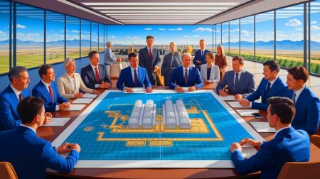 « La bataille de l’atome commence » : la France et trois géants nucléaires prêts à s’affronter pour construire la première centrale kazakhe Illustration de la compétition entre la France, la Russie, la Corée du Sud et la Chine pour la construction de la première centrale nucléaire du Kazakhstan (création par IA, illustration non réaliste). Crédit : Ideogram.