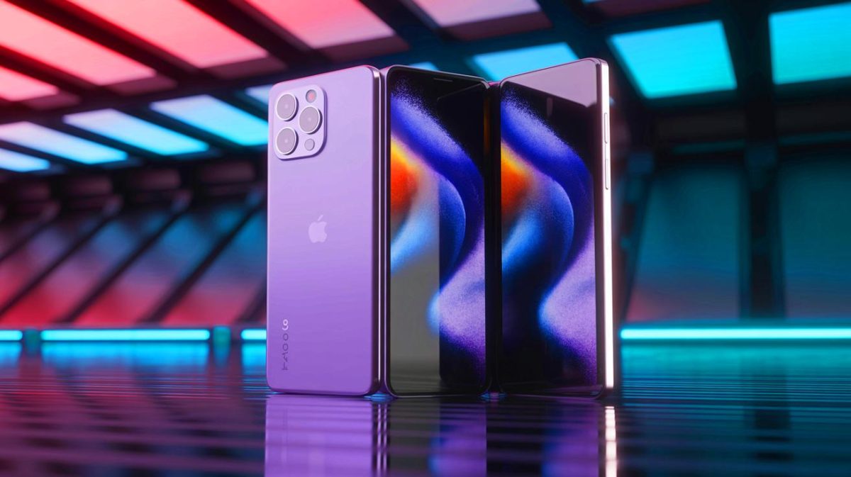 Le nouveau smartphone de Huawei se déplie 5 fois pour révéler un écran géant de 15 pouces digne d’un ordinateur portable Illustration de Huawei Mate XT, le premier smartphone à triple pliage au monde (création par IA, non réaliste). Crédit : Ideogram