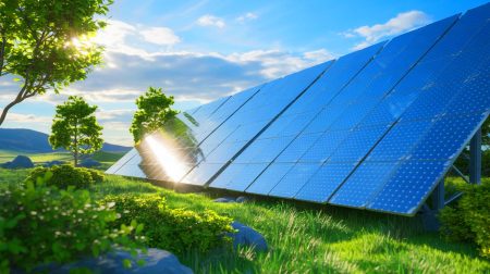 Les États-Unis et l’Europe dépassés : la Chine verrouille la production mondiale de panneaux solaires avec une avance écrasante Illustration de la révolution des panneaux solaires avec le cocrystal photothermique CBC (création par IA, non réaliste). Crédit : Ideogram
