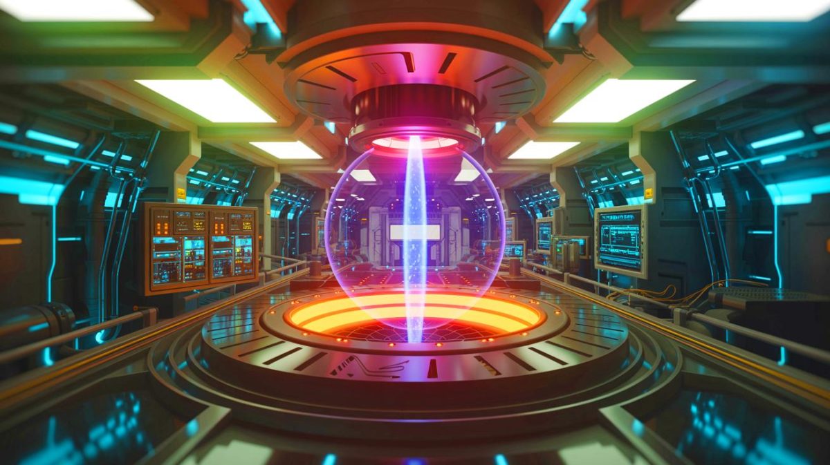 « Ils pourraient ruiner EDF » : une petite équipe découvre une source d’énergie qui défie toutes les lois Illustration de la réaction de fusion nucléaire dans le réacteur Tokamak WEST en France (création par IA, non réaliste). Crédit : Ideogram