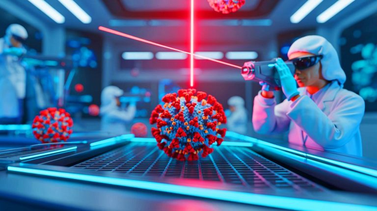 Ce procédé lumineux neutralise les virus sans contact : une percée qui ouvre la voie à une nouvelle ère de désinfection
