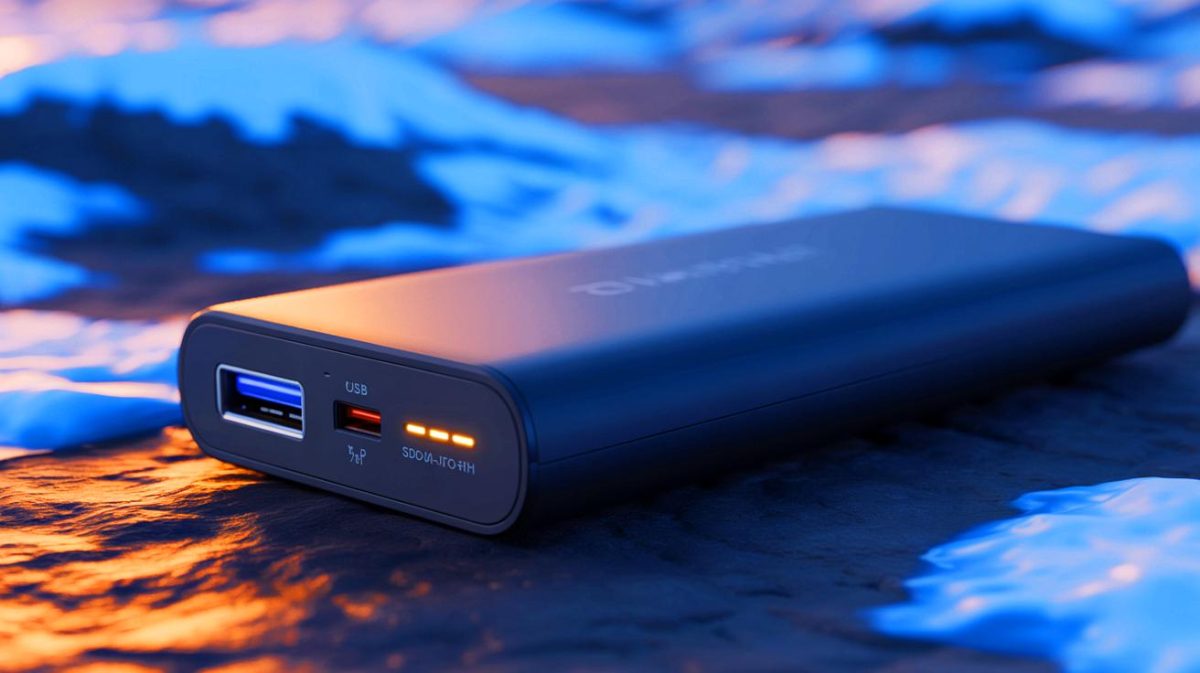 Lancement historique : ce premier power bank au monde à ion sodium promet de bouleverser l’industrie énergétique avec son efficacité inégalée et son coût réduit Illustration de la première batterie sodium-ion intégrée dans un power bank par Elecom (création par IA, non réaliste). Crédit : Ideogram