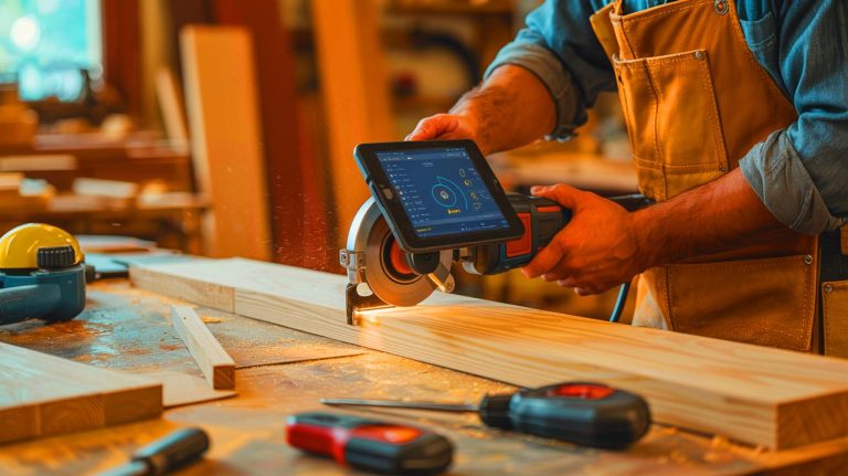 Le choc de l&rsquo;artisanat numérique : cet incroyable système de menuiserie en réalité augmentée guide les charpentiers avec une précision de tablette