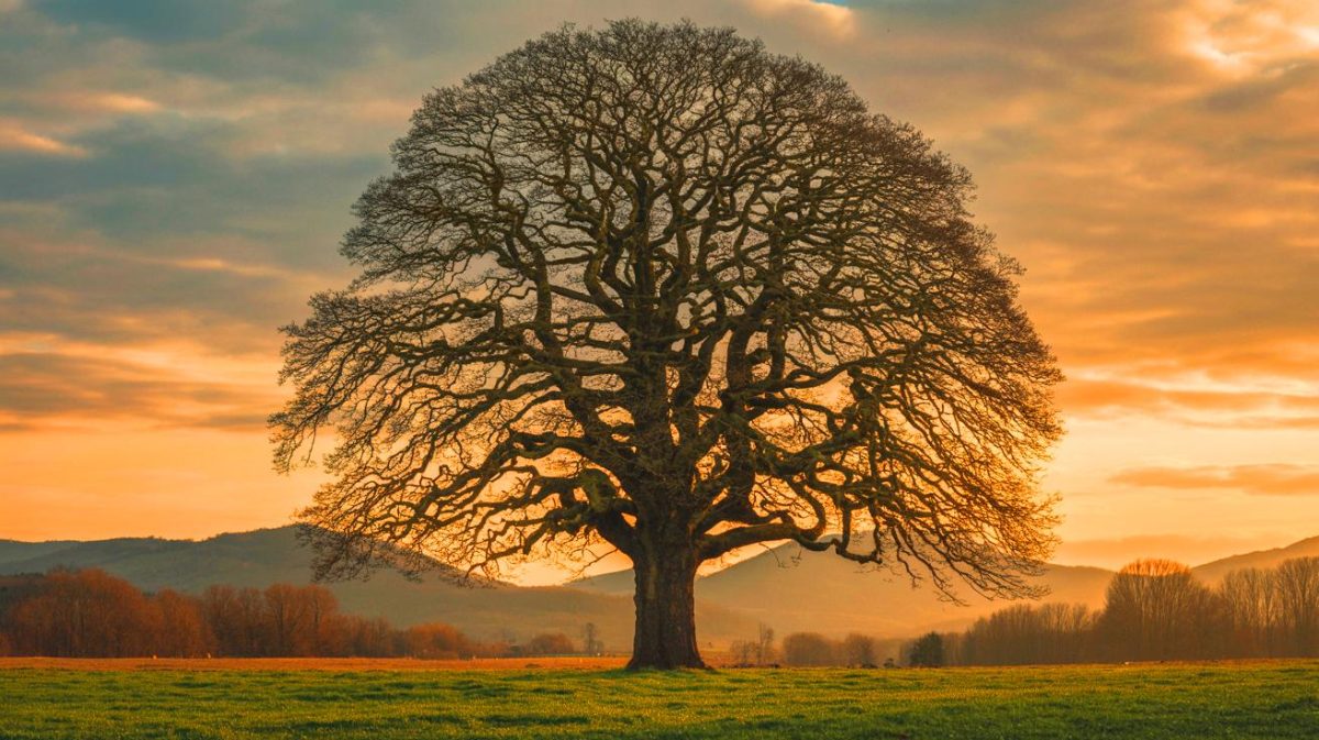 Des arbres plus malins que prévu : le modèle gMST explose la règle de Vinci en prouvant une circulation de sève ultra-efficace Illustration de l'architecture vasculaire innovante des arbres selon le modèle gMST (création par IA, illustration non réaliste). Crédit : Ideogram.