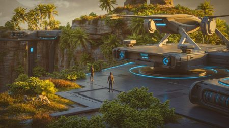 Illustration de la présence supposée d'extraterrestres sur Terre depuis des millénaires. Image réalisée par IA.