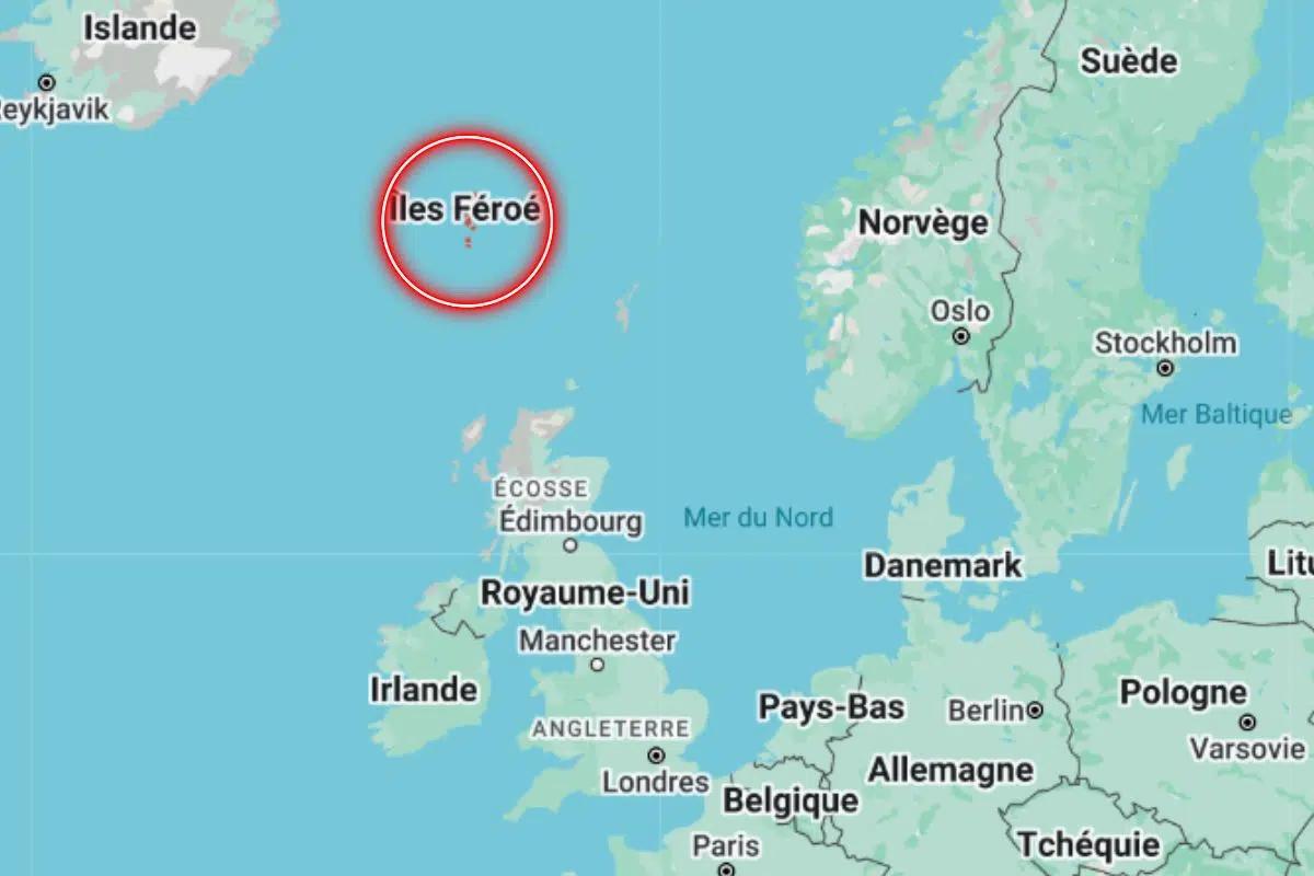 Les îles Féroé se trouvent à 322 km des côtes de l'Écosse.