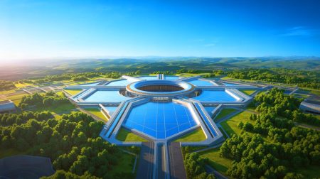 « C’est bien plus gros que prévu » : en survolant la Chine, les États-Unis tombent sur un projet laser à fusion d’une ampleur démesurée Illustration de la découverte d'un complexe chinois de fusion laser à Mianyang. Image réalisée par IA.