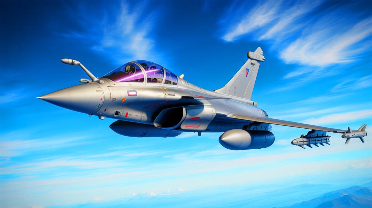 Un secret bien gardé de l’armée française : le Super Rafale, ce chasseur de 6e génération prêt à bouleverser l’aérospatiale mondiale grâce à ses technologies avancées Illustration du Rafale F5 intégrant des technologies de pointe, notamment l'intelligence artificielle. Image réalisée par IA.