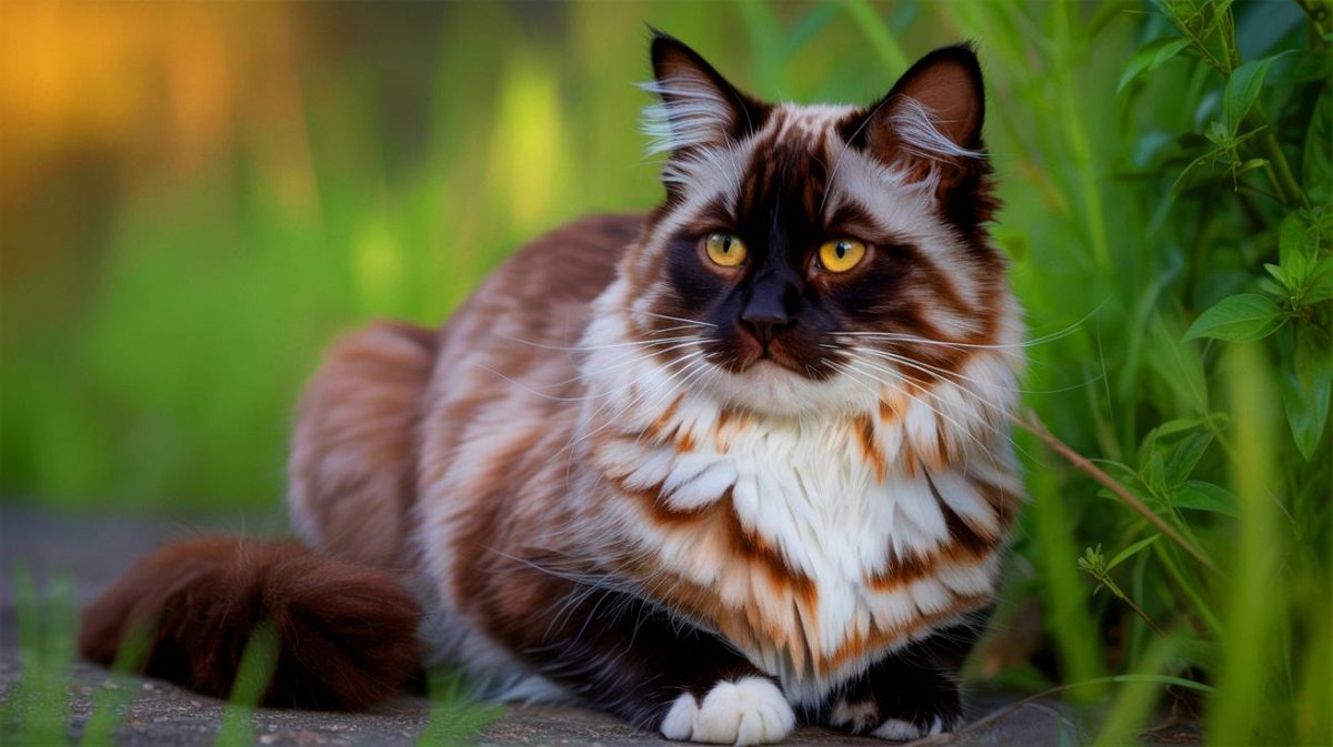 « Une couleur de pelage jamais vue » : les scientifiques déconcertés par cette mutation féline apparue soudainement Illustration de la nouvelle couleur de pelage « salmiak » chez les chats. Image réalisée par IA.