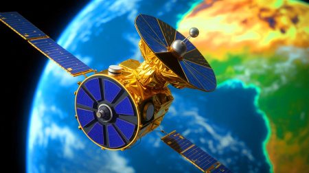 « On va voir la Terre comme jamais auparavant » : la NASA dévoile un capteur quantique capable de détecter l’invisible depuis l’orbite Illustration de la technologie de capteur quantique de la NASA destinée à détecter les variations de la gravité terrestre, générée par intelligence artificielle.