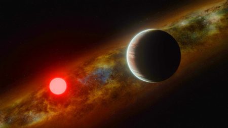 « Einstein avait raison depuis le début » : cette planète géante invisible défie tout ce que l’on croyait savoir sur l’espace Illustration de la découverte d'une exoplanète massive grâce à la relativité générale, générée par intelligence artificielle.