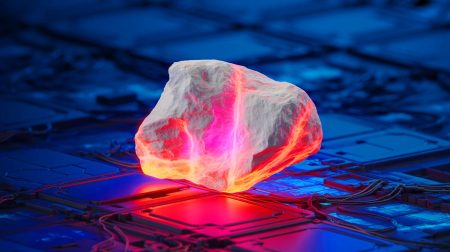 « Incroyable découverte énergétique » : un gisement de « kryptonite » en Europe promet de bouleverser notre avenir énergétique avec un potentiel inédit Illustration de la découverte de la jadarite, surnommée "kryptonite réelle", en Serbie, générée par intelligence artificielle.