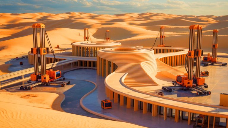 « Des immeubles géants sortis d’une imprimante » : le Qatar crée le plus vaste ensemble de bâtiments imprimés en 3D jamais réalisé sur la planète