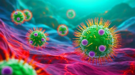 Illustration de l'adaptation des organismes primitifs à l'arsenic, générée par intelligence artificielle.