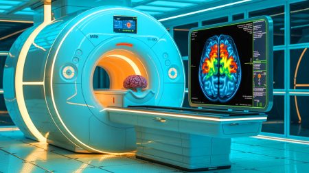« Votre cerveau trahit votre âge réel » : ce nouveau scanner révèle si vous vieillissez plus vite que la normale Illustration de l'évaluation du vieillissement biologique par IRM avec l'outil DunedinPACNI. Image réalisée par IA.