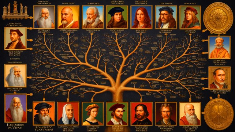 Une enquête bouleversante : l&rsquo;incroyable parcours de l&rsquo;ADN de Léonard de Vinci révélé sur 21 générations fascinantes et inattendues