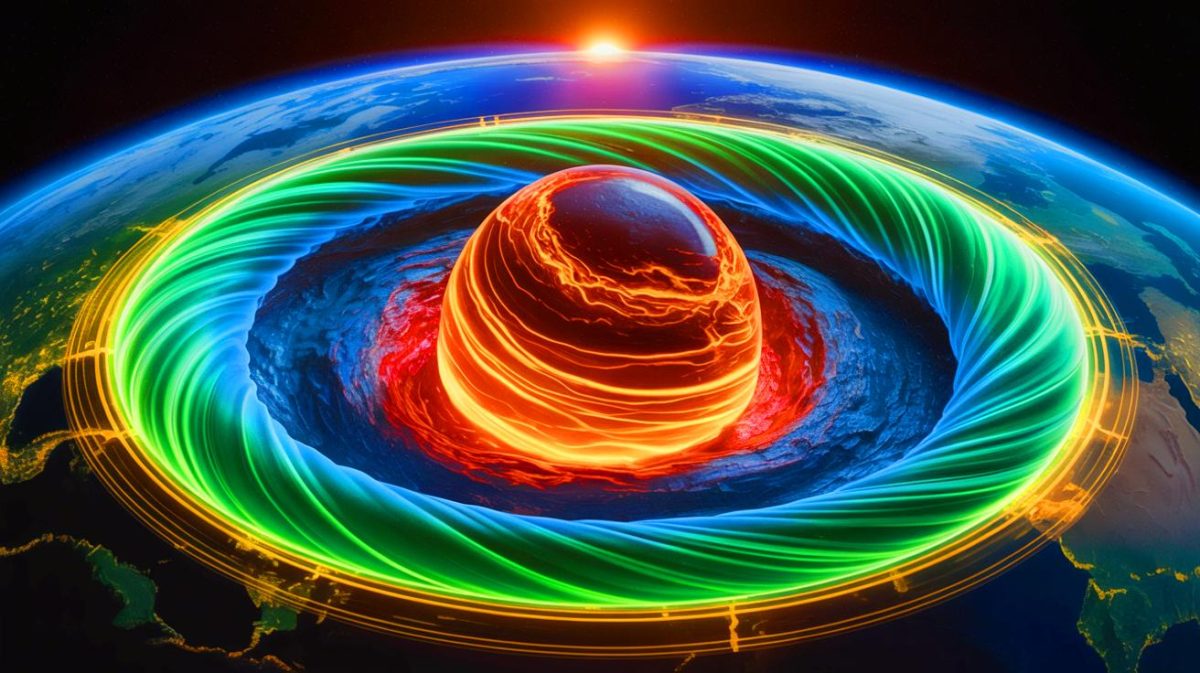 « C’est une découverte qui bouleverse tout » : des scientifiques percent enfin le mystère du champ magnétique terrestre après des décennies de recherches acharnées Illustration de l'origine et du rôle protecteur du champ magnétique terrestre.