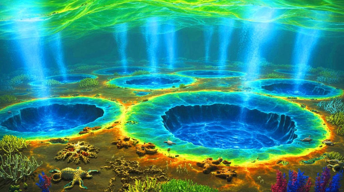 « Découverte stupéfiante d’hydrogène » : les scientifiques accusent les gouvernements de négliger l’impact sur l’environnement sous-marin Illustration de la découverte d'un champ hydrothermal unique dans les profondeurs du Pacifique ouest.