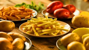 Illustration de l'impact des modes de préparation des pommes de terre sur la santé.