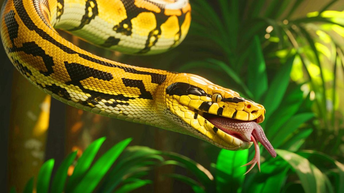 Les pythons « dévorent des os entiers » et la science révèle pourquoi c’est une menace pour notre écosystème fragile Illustration de la digestion osseuse chez les pythons birmans.