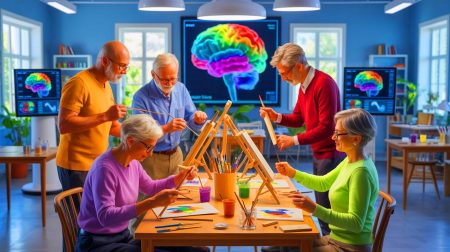 « Votre esprit s’effondre » : cette découverte bouleverse le quotidien des aînés face aux défis du vieillissement cerebral Illustration de la résilience de certaines zones du cerveau face au vieillissement.