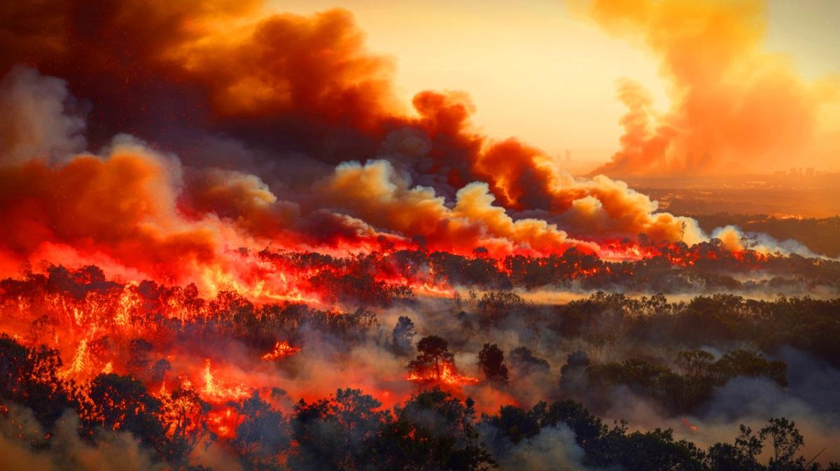 Alerte : en 48h, 70 000 vies ravagées par l’apocalypse climatique canadienne, qui pourra survivre ? Illustration de la propagation transcontinentale de la fumée des incendies de forêt canadiens en 2023.