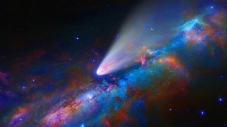 « Ça change tout » : ce visiteur interstellaire aurait déjà été enregistré avec des conséquences incroyables sur notre compréhension Illustration de l'objet interstellaire 3I/ATLAS capturé par le télescope spatial Hubble en juillet 2025.
